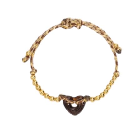 Verstelbaar armbandje met hartje