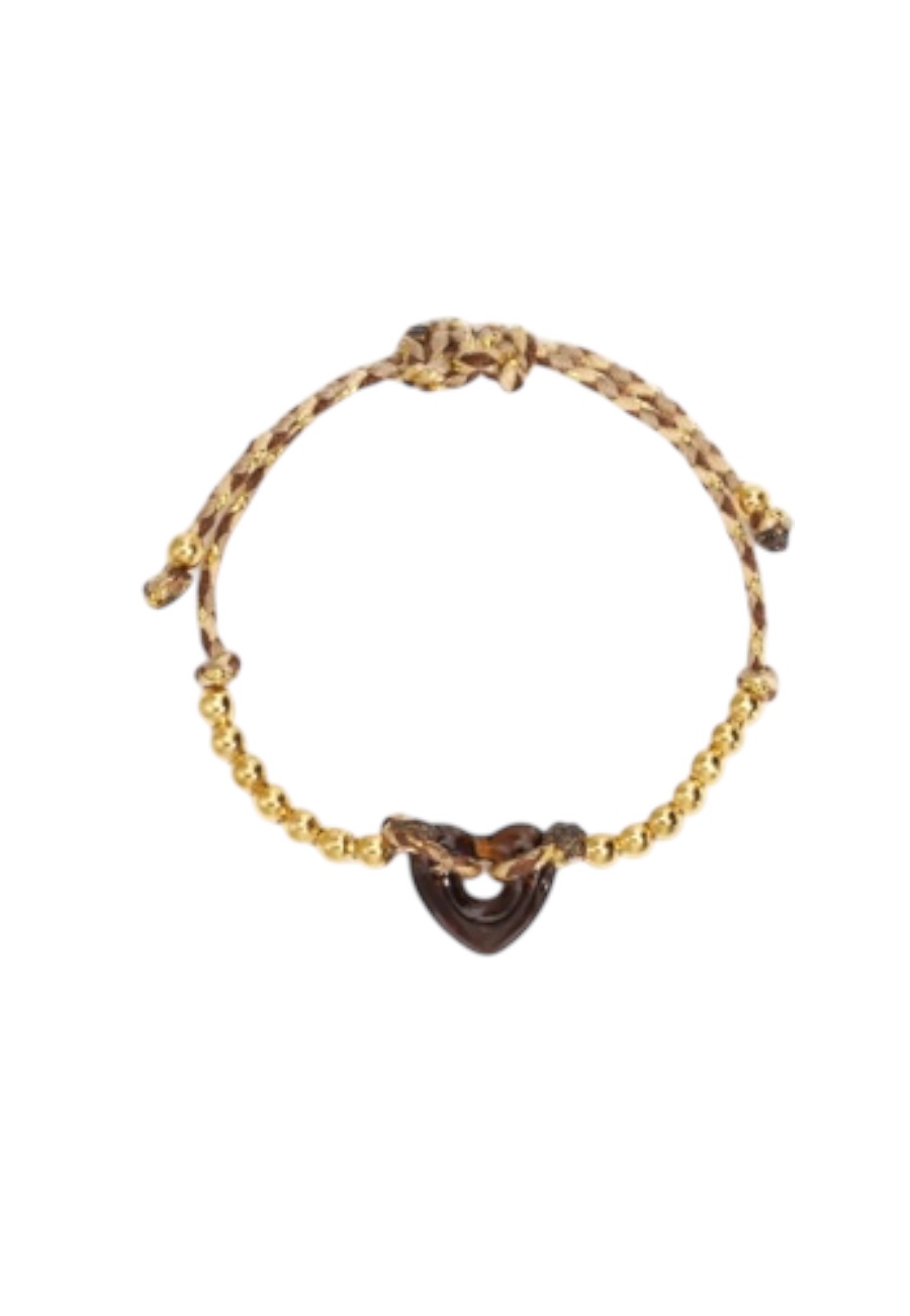 Verstelbaar armbandje met hartje