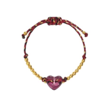 Verstelbaar armbandje met hartje