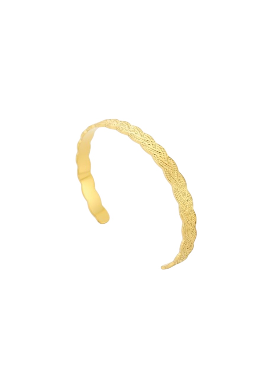 Goudkleurige bangle armband