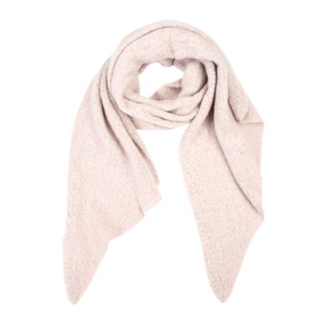 Wollige shawl, zalm roze