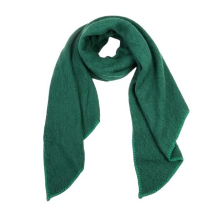 Wollige shawl, groen