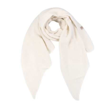 Wollige shawl, off white