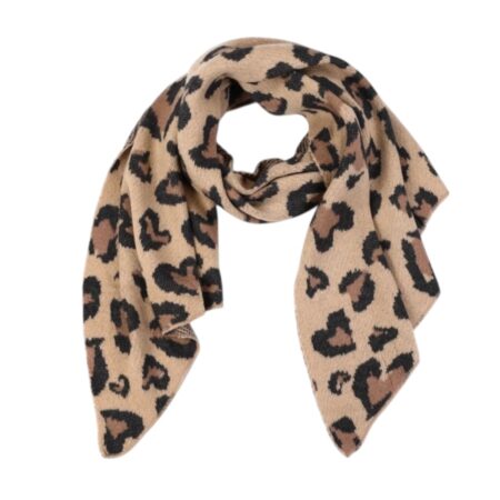 Wollige shawl, leopard