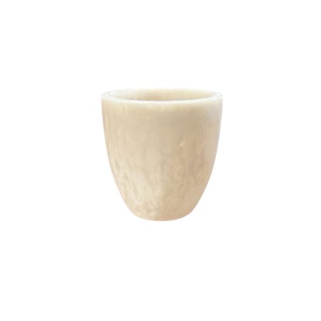 Marmer look sfeerlichtje ivoorkleur