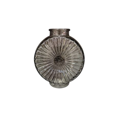 Antraciet glazen vaas