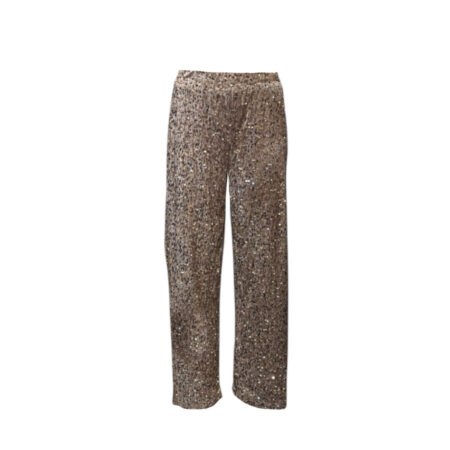 Taupe pailletten broek