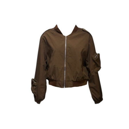 Donkerbruin bomberjack