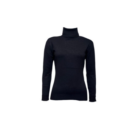 donkerblauw basic coltruitje