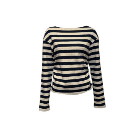 Blauw/grijs gestreept shirt