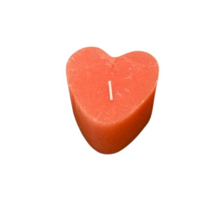 Rode/fuchia harten kaars