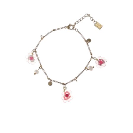 Verstelbaar goudkleurig armbandje met kraaltjes