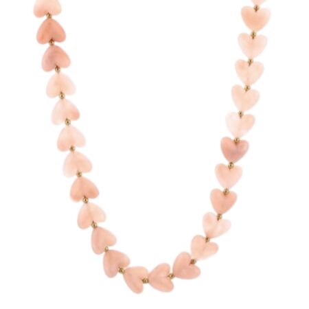 Roze Hartjes ketting