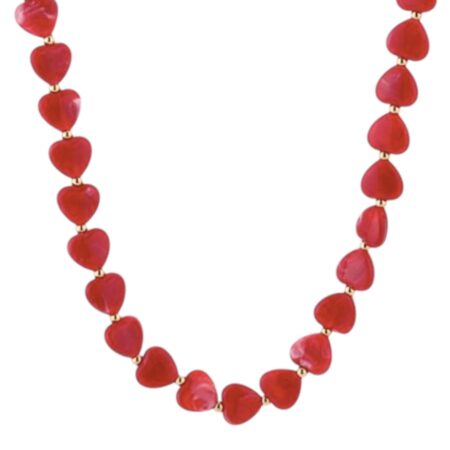 Rode Hartjes ketting