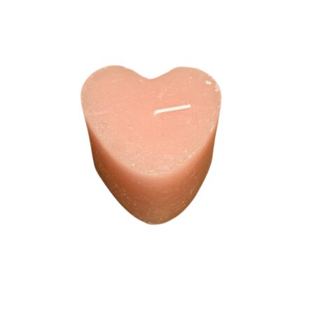 Roze harten kaars