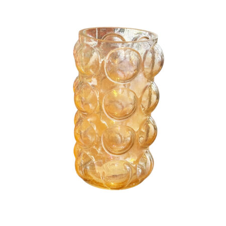 Glazen bollen vaasje, kandelaar