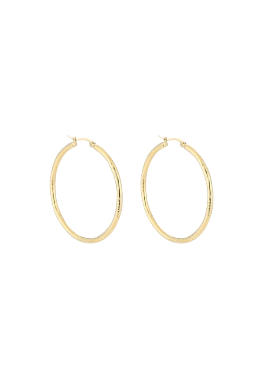 Goudkleurige creolen