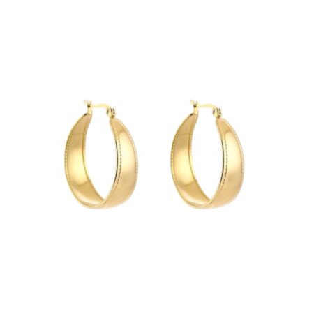 Goudkleurige creolen