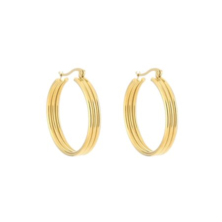 Goudkleurige creolen