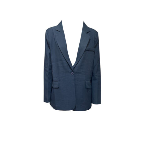 Staalblauwe blazer