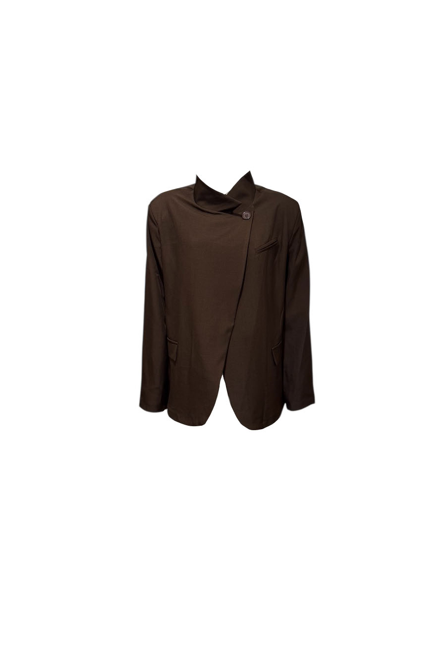 Donkerbruine blazer