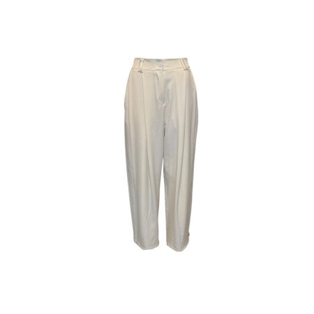 Off white balloon broek