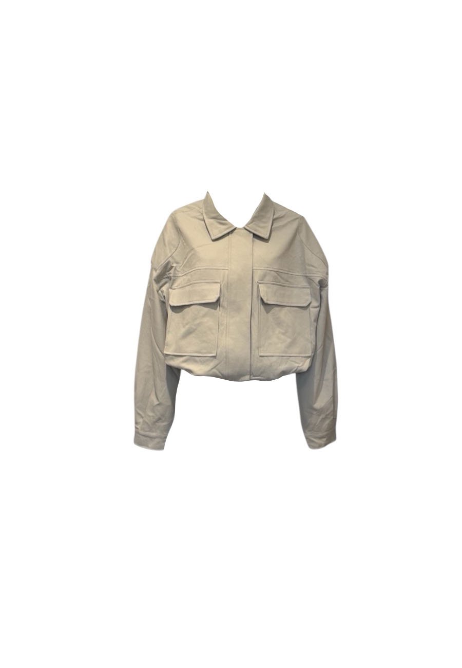 Khaki bomber jack