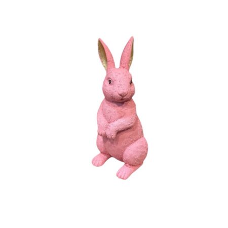 Decoratieve paashaas Roze/goud