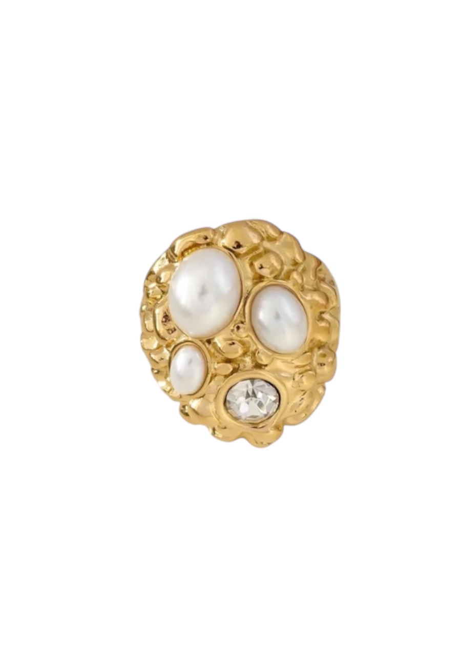 Statement ring met steen