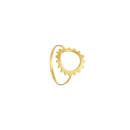 Goudkleurige verstelbare ring