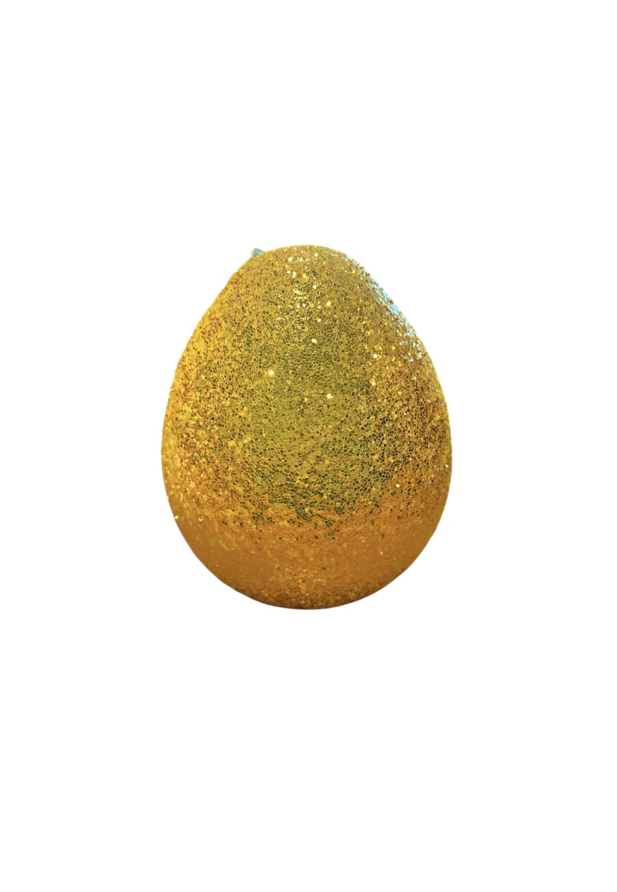 Glitter geel paas ei