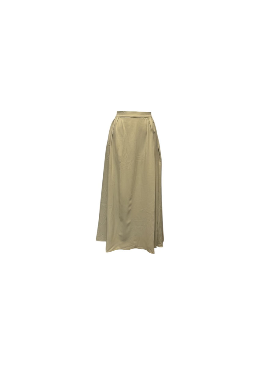 Groen/geel maxi skirt