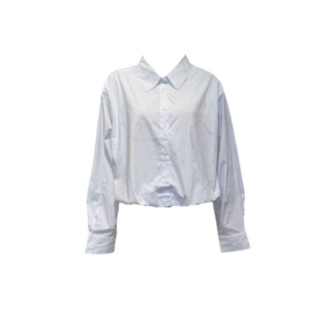 Witte cropped blouse