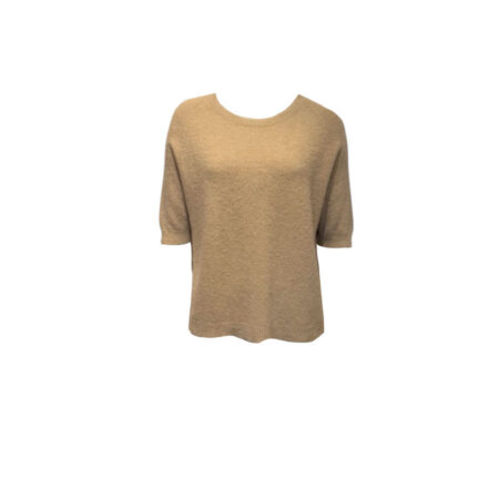 Zacht gebreid truitje camel