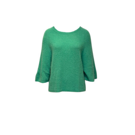 Zacht gebreid truitje groen