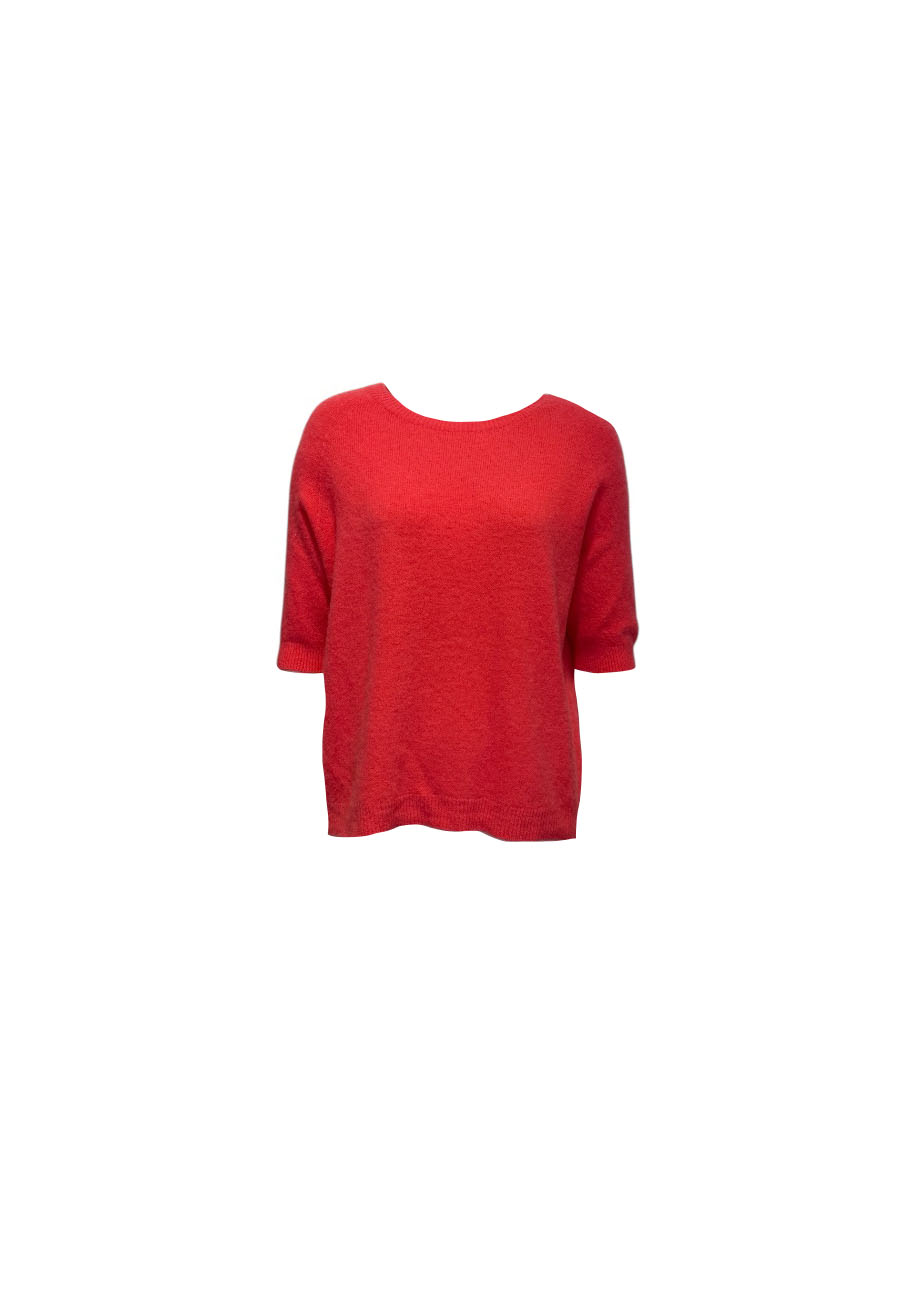 Basic truitje roze/rood