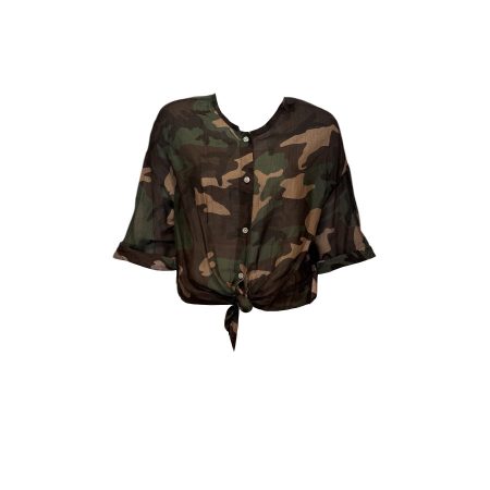 Camo blouse