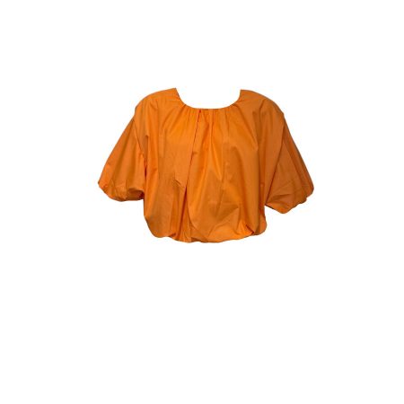Oranje cropped top