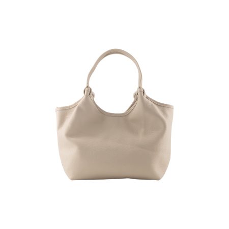 Beige suède tas