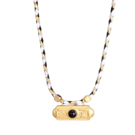 Korte ketting met boho bedel