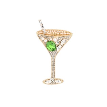 Broche met steentjes