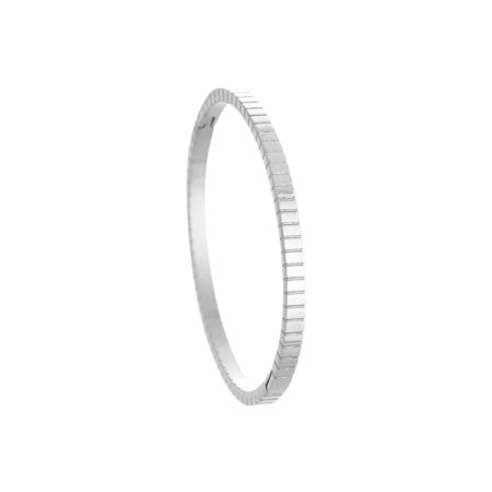 Zilverkleurige bangle armband
