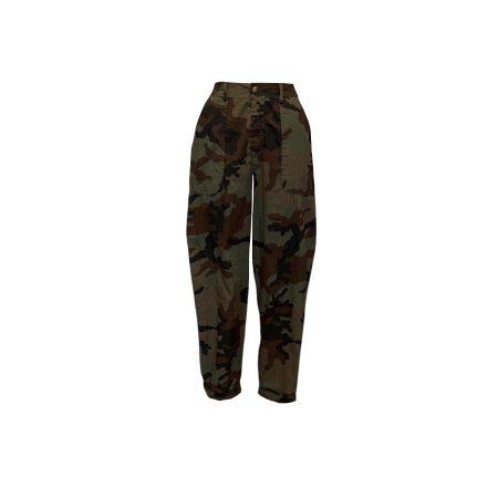 Camouflage barrel broek