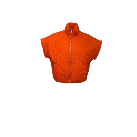 Oranje puffer gilet