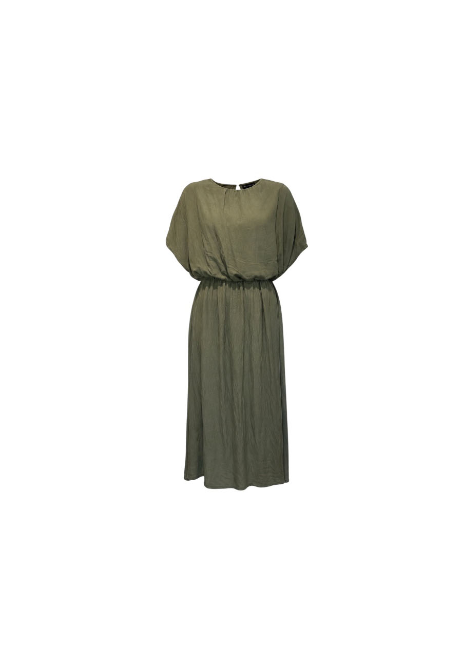 Army groene maxi dress