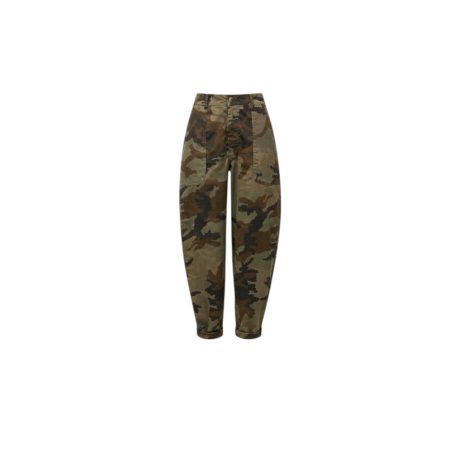 Camouflage barrel broek