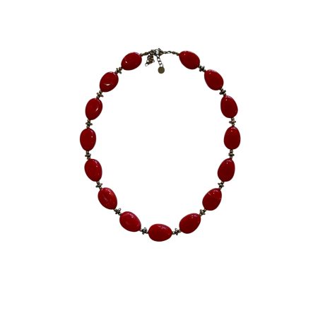 Kralen ketting rood