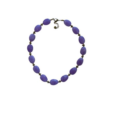 Kralen ketting lila