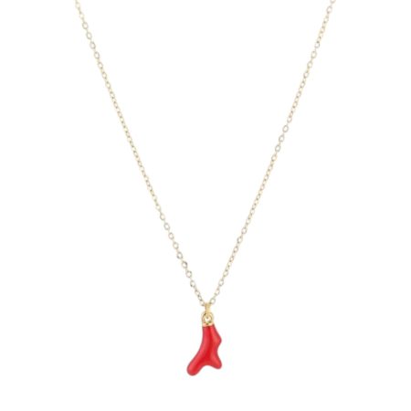 Goudkleurige verstelbare ketting met bedeltje