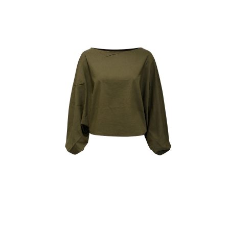 Army groene cropped top